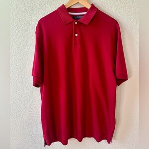 Roundtree & Yorke Red Polo Shirt Men’s Size Large